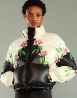 Outlet Cynthia Rowley April Showers Puffer Jacket BLKFL