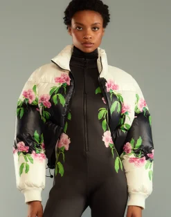 Outlet Cynthia Rowley April Showers Puffer Jacket BLKFL