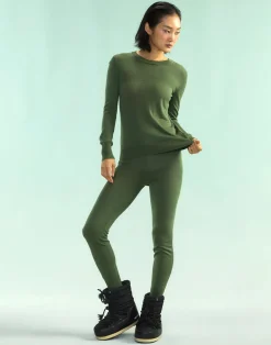 Clearance Cynthia Rowley Aspen Knit Jogger DRKGR