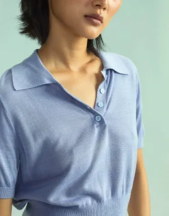 Sale Cynthia Rowley Aspen Knit Polo PRWKL