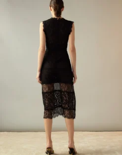 Outlet Cynthia Rowley Audrey Lace Dress BLACK