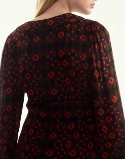 Hot Cynthia Rowley Autumn Maxi Dress GEOBLRD