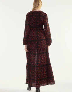Hot Cynthia Rowley Autumn Maxi Dress GEOBLRD