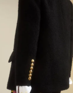 Online Cynthia Rowley Bardot Bouclé Blazer BLACK