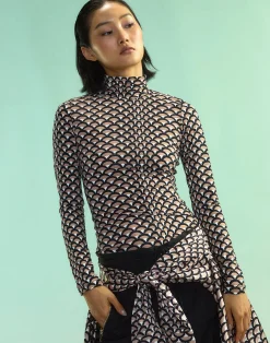 Clearance Cynthia Rowley Base Layer Turtleneck BLKCML