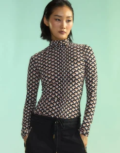 Clearance Cynthia Rowley Base Layer Turtleneck BLKCML