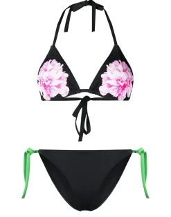 Sale Cynthia Rowley Becca String Bikini Bottom BLACK