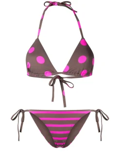 Discount Cynthia Rowley Becca String Bikini Bottom BRWPNK