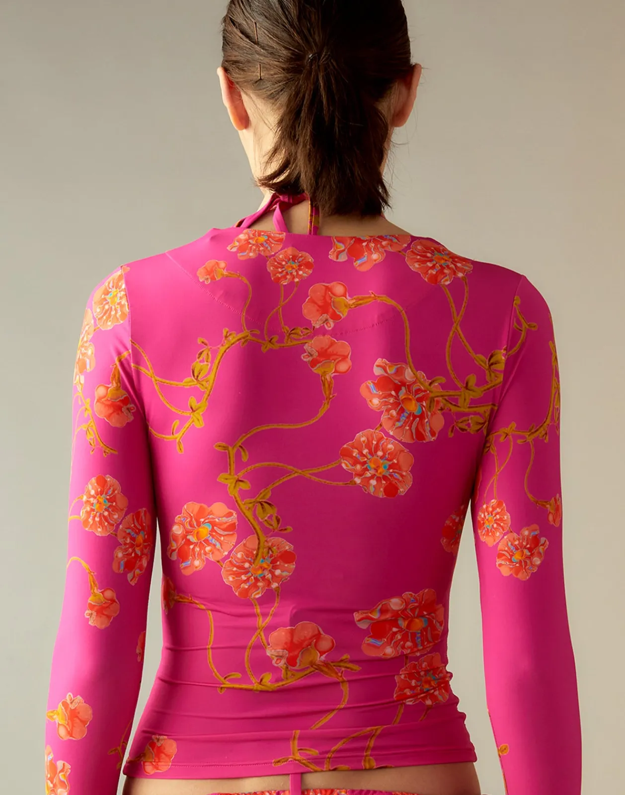 Online Cynthia Rowley Bella Rashguard PNKFL