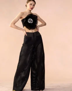 Outlet Cynthia Rowley Birdcage Pants BLACK