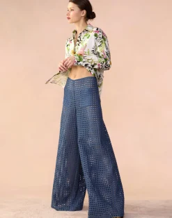Discount Cynthia Rowley Birdcage Pants Denim