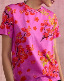 Fashion Cynthia Rowley Bloom Tee PNKCHR