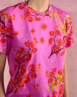 Fashion Cynthia Rowley Bloom Tee PNKCHR