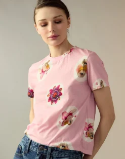 Best Cynthia Rowley Bloom Tee PNKMT