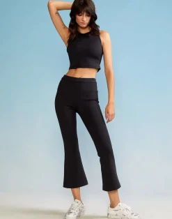 Discount Cynthia Rowley Bonded Active Pant BLACK