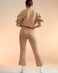 Clearance Cynthia Rowley Bonded Active Pant CAMEL