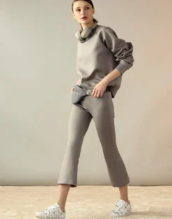 Discount Cynthia Rowley Bonded Active Pant GRAY
