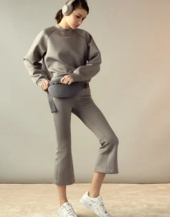 Discount Cynthia Rowley Bonded Active Pant GRAY