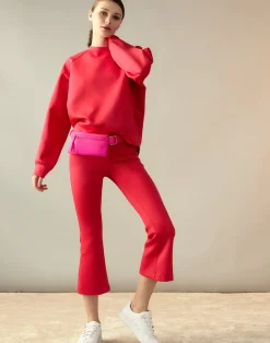 Best Cynthia Rowley Bonded Active Pant Red