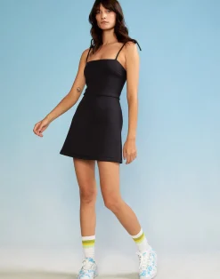 Best Cynthia Rowley Bonded Basics Dress BLACK