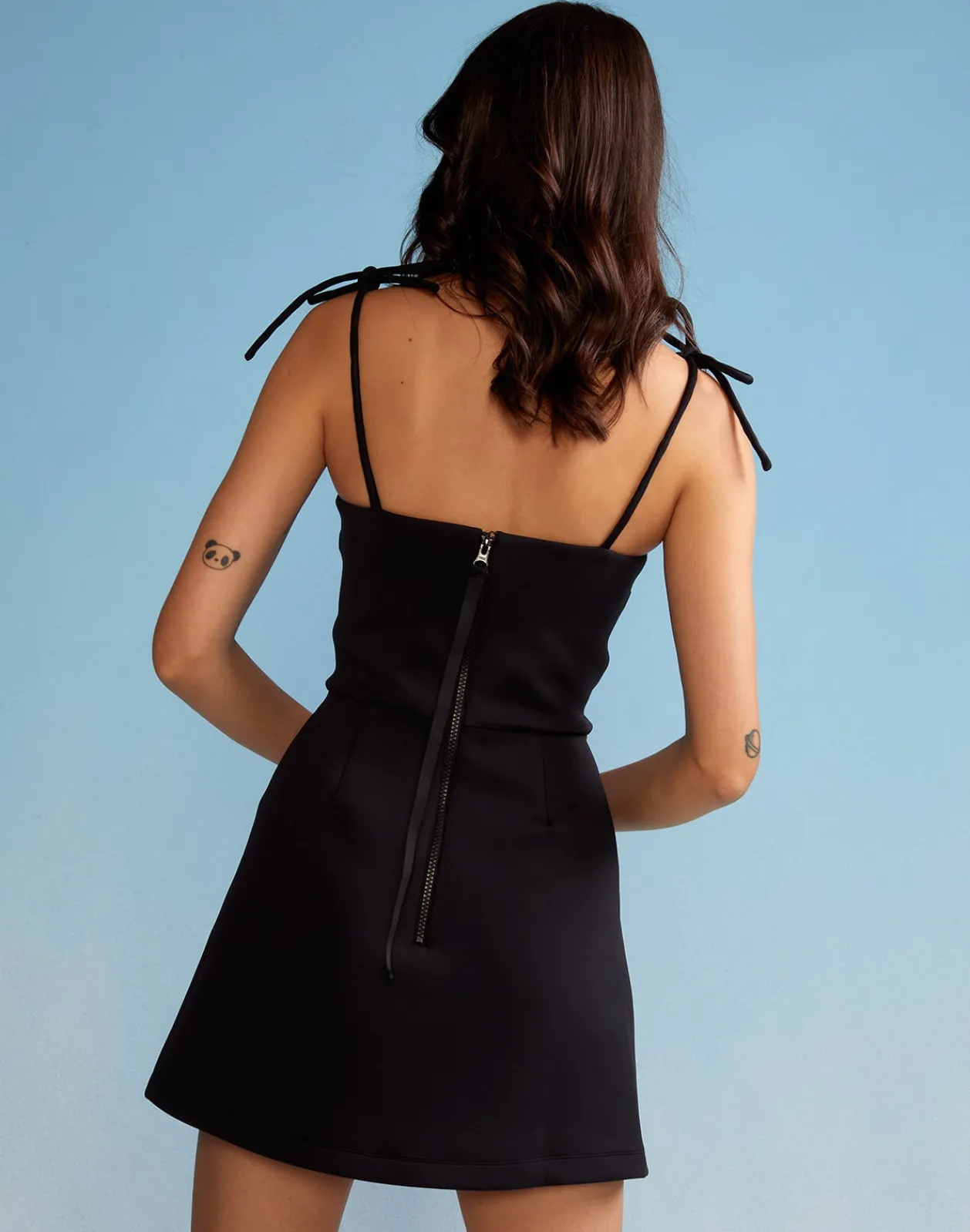 Best Cynthia Rowley Bonded Basics Dress BLACK