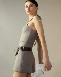 Outlet Cynthia Rowley Bonded Basics Dress GRAY