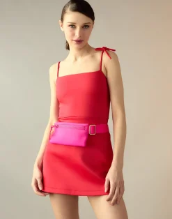 New Cynthia Rowley Bonded Basics Dress Red