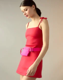 New Cynthia Rowley Bonded Basics Dress Red