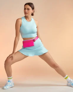 Fashion Cynthia Rowley Bonded Mini Skirt BLUE