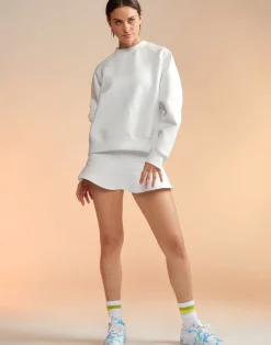 Sale Cynthia Rowley Bonded Mini Skirt White