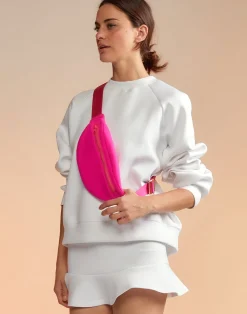 Sale Cynthia Rowley Bonded Mini Skirt White