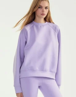 Sale Cynthia Rowley Bonded Pullover Sweatshirt LVNDR