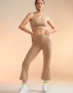 New Cynthia Rowley Bonded Racer Tank CAMEL