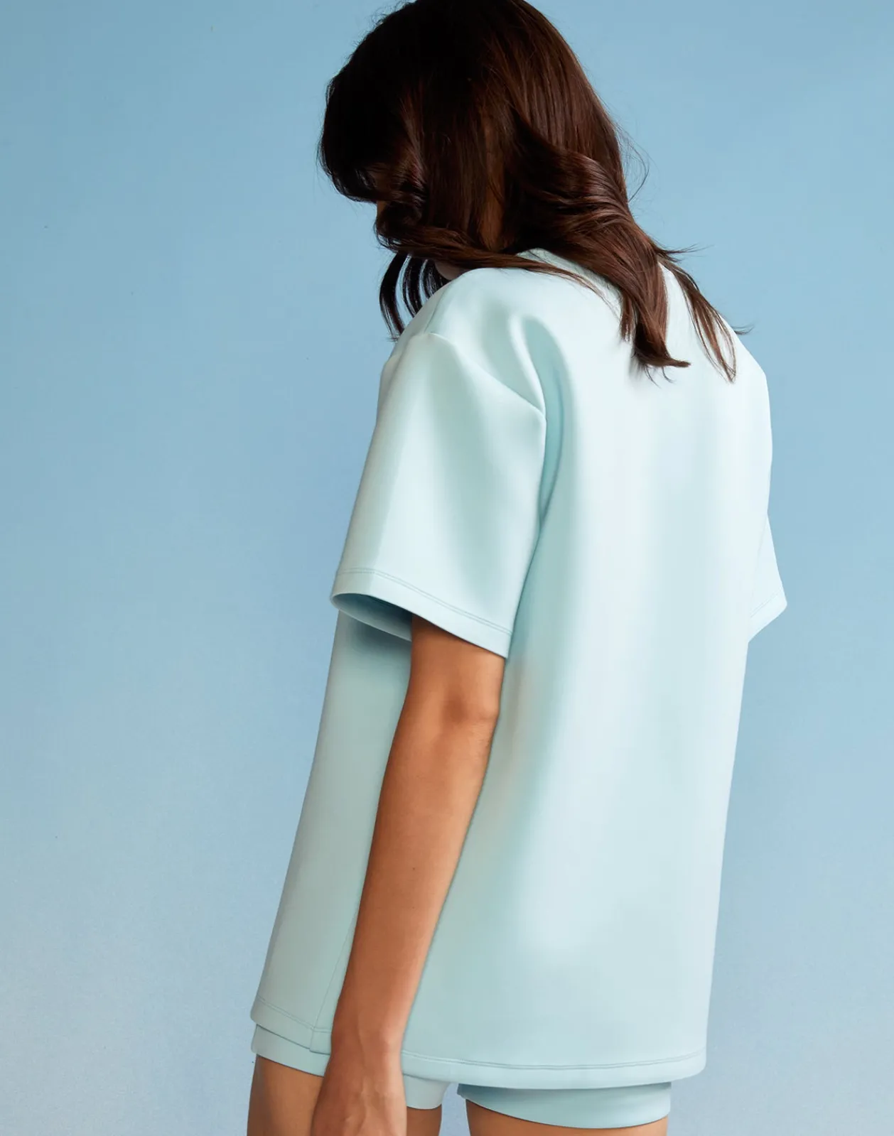 Best Cynthia Rowley Bonded Tee BLUE