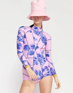 Hot Cynthia Rowley Bowie Floral Wetsuit PNKBL