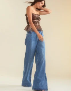 Discount Cynthia Rowley Buckle Up Silk Organza Top LEOPD