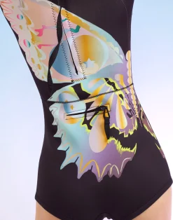 Hot Cynthia Rowley Butterfly Wetsuit BLACK