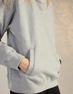 Fashion Cynthia Rowley Button Up Sweatshirt HGREY