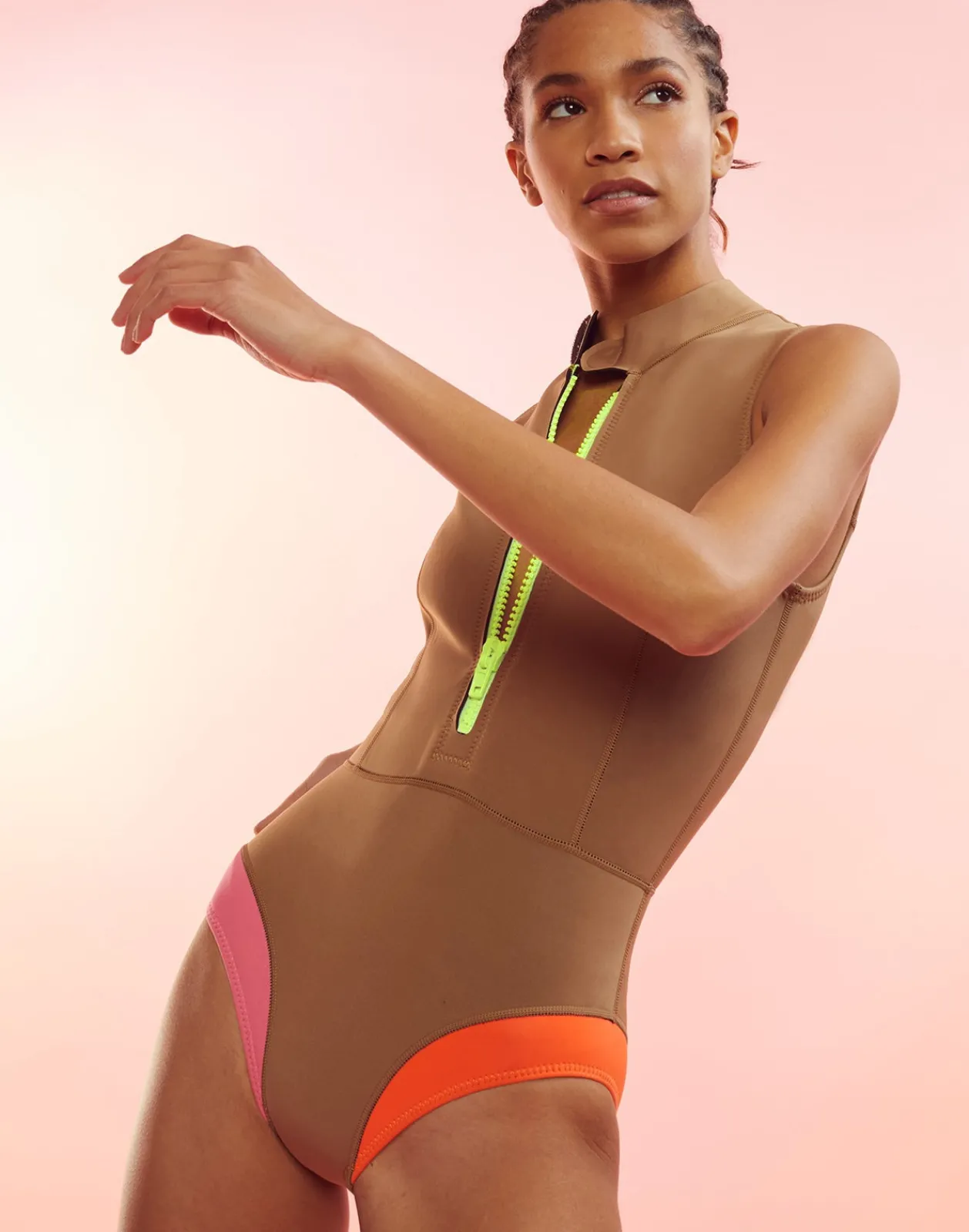 Fashion Cynthia Rowley Byron Wetsuit CAMEL