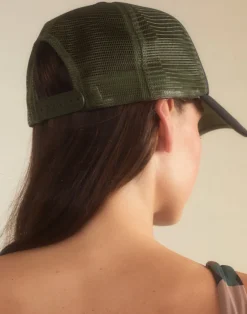 Hot Cynthia Rowley Camo Trucker Hat GRNCAM