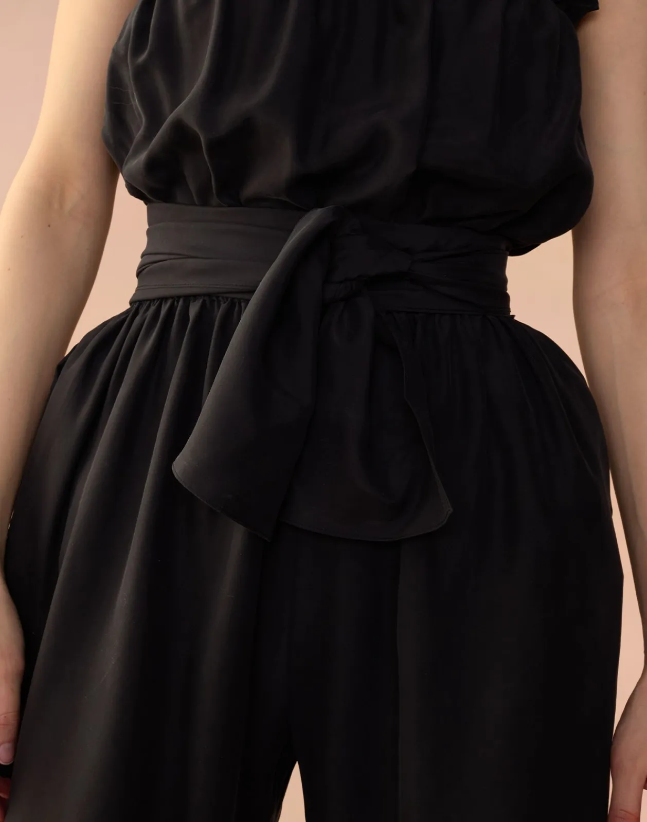 Hot Cynthia Rowley Cassis Jumpsuit BLACK