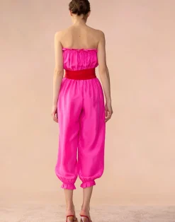 Clearance Cynthia Rowley Cassis Jumpsuit PNKRD