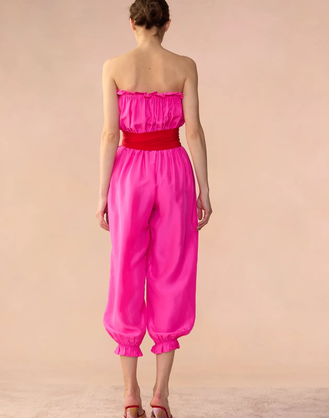 Clearance Cynthia Rowley Cassis Jumpsuit PNKRD