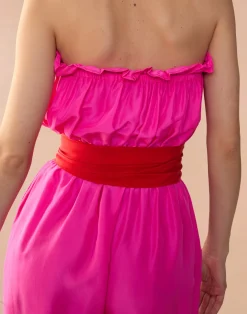 Clearance Cynthia Rowley Cassis Jumpsuit PNKRD