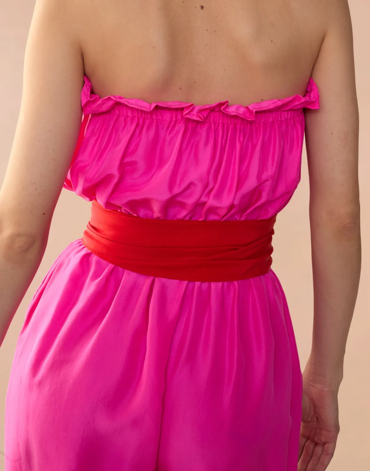 Clearance Cynthia Rowley Cassis Jumpsuit PNKRD