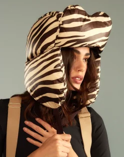 Fashion Cynthia Rowley Cloud Trapper Hat ZEBRA