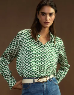 Best Cynthia Rowley Collectible Silk Shirt GRNWT