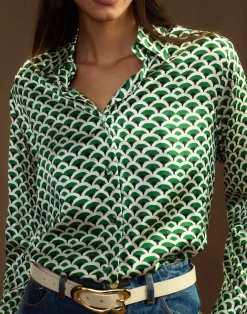 Best Cynthia Rowley Collectible Silk Shirt GRNWT