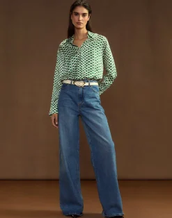 Best Cynthia Rowley Collectible Silk Shirt GRNWT