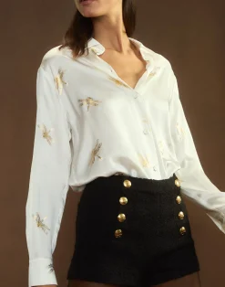 Best Cynthia Rowley Collectible Silk Shirt WHGLD